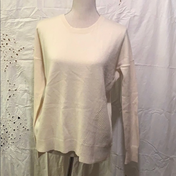 Lina Cashmere oversized sweater cream S/P - Picture 1 of 7